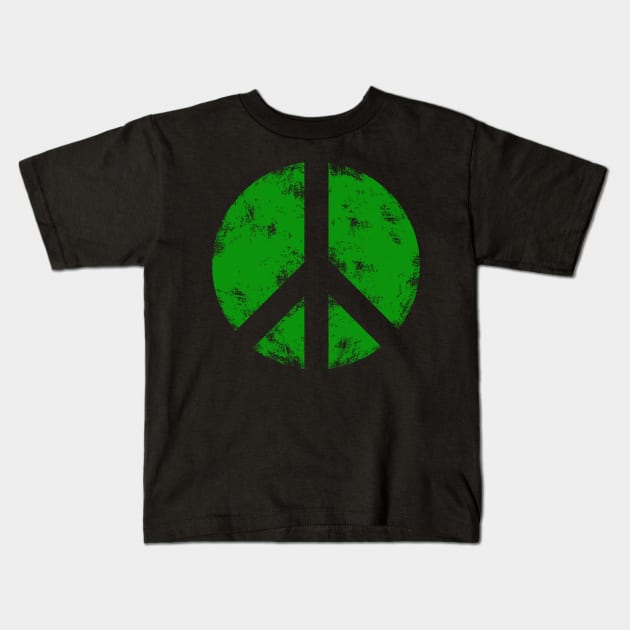 peace sign , peace symbol for hippie Kids T-Shirt by shirts.for.passions